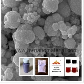 nanoparticules shell-core au / tio2